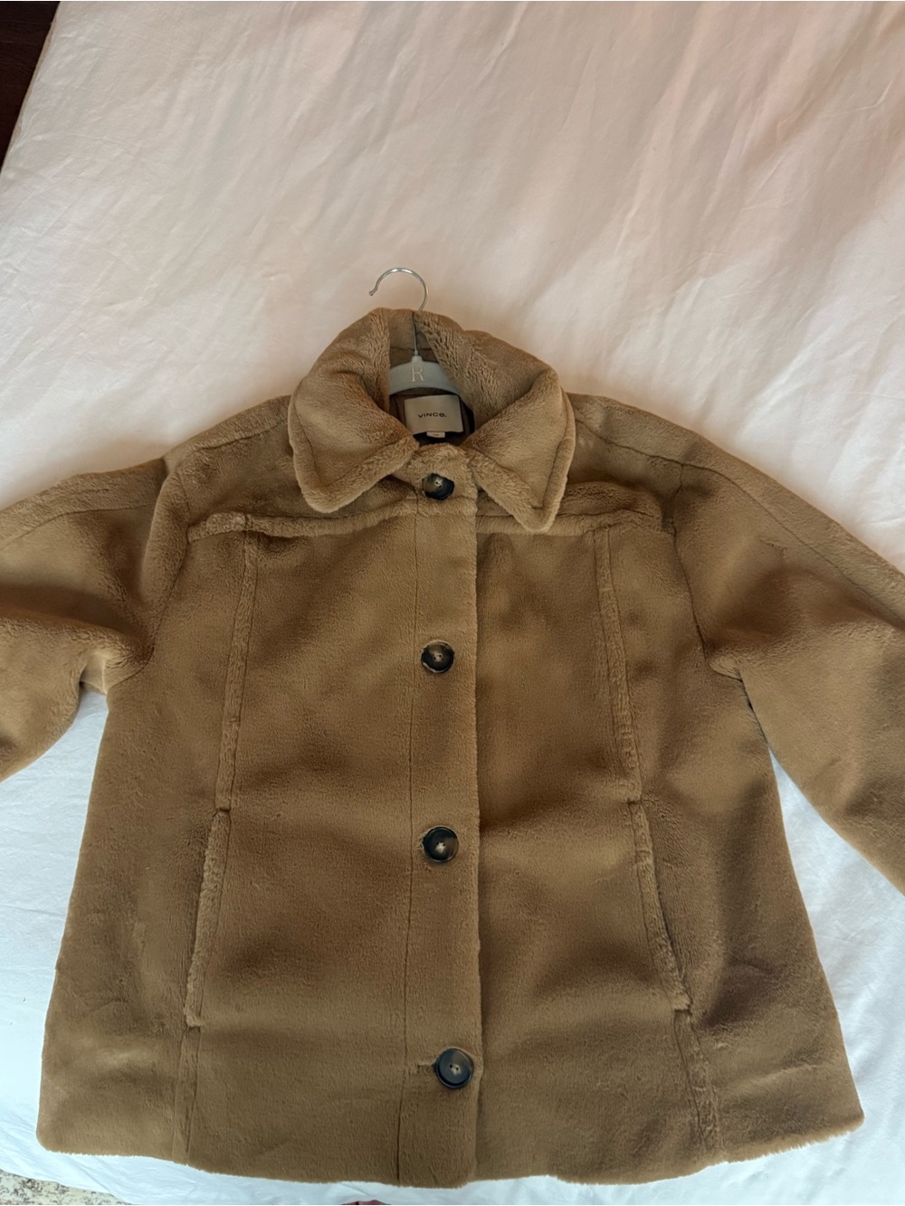 Vince Faux Fur Coat